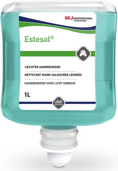 Estesol® ist eine Handreinigungslotion zur Entfernung industrieller Stäube und Verschmutzungen. Leicht parfümiert.